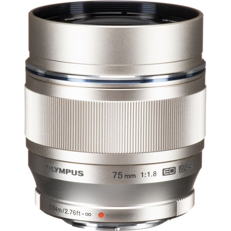Olympus M.Zuiko Digital ED 75mm f/1.8 Plata