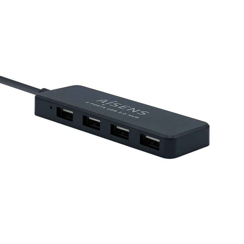 Hub USB 2.0 Aisens A104-0402/ 4 Puertos USB - Entrega 24h