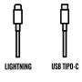 Cable Apple USB-C a Lightning V2 / 1M