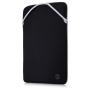 Funda HP 2F2J1AA Reversible para Portátiles hasta 14.1'/ Negro y Plata