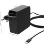 Cargador Universal Leotec Notebook 90W Type-C/ 1x USB Tipo-C/ 4.5A
