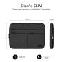 Funda Subblim Air Padding 360 Sleeve para Portátiles hasta 14'/ Gris Oscuro