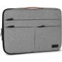 Funda Subblim Air Padding 360 Sleeve para Portátiles hasta 15.6'/ Gris Claro