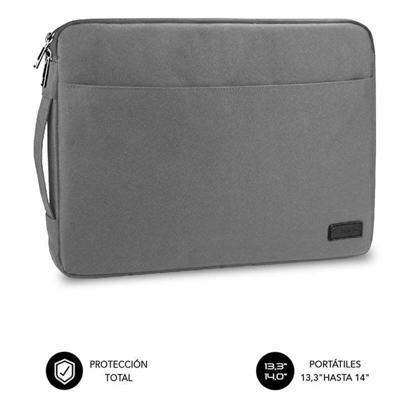 SUBBLIM Funda Subblim Urban Laptop Sleeve para Portátiles hasta 14'/ Gris