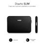 Funda Subblim Business Laptop Sleeve Neoprene V2 para Portátiles hasta 15.6'/ Negra