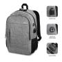 Mochila Subblim Urban Lock para Portátiles hasta 16'/ Puerto USB/ Antirrobo/ Gris