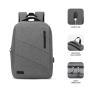 Mochila Subblim City Backpack para Portátiles hasta 15.6'/ Puerto USB/ Gris