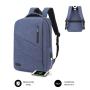 Mochila Subblim City Backpack para Portátiles hasta 15.6'/ Puerto USB/ Azul