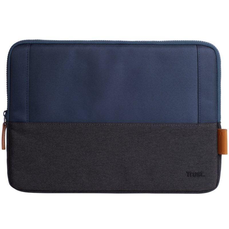 Funda Trust Lisboa para Portátiles hasta 13.3'/ Azul