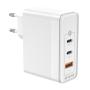 Cargador Gan de Pared Aisens ASCH-100W3P008-W/ 2xUSB Tipo-C/ 1x USB/ 100W