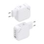 Cargador Gan de Pared Aisens ASCH-100W4P028-W/ 3xUSB Tipo-C/ 1x USB/ 100W