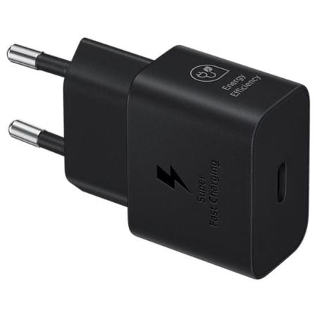 Cargador de Pared Samsung EP-T2510NBEGEU/ 1xUSB Tipo-C/ 25W