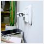 Cargador de Pared TooQ TQWC-1S02WT/ 2xUSB/ 17W