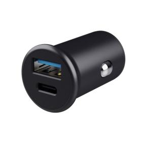 Cargador de Coche Trust Maxo/ 1xUSB-Tipo C/ 1xUSB/ 38W