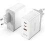 Cargador de Pared Vention FEGW0-EU/ 2xUSB Tipo-C/ 1xUSB/ 100W