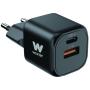 Cargador Compacto Woxter PE26-173/ 1xUSB Tipo-C/ 1xUSB/ 20W