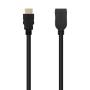 Cable Alargador HDMI Nanocable 10.15.1013/ HDMI Macho - HDMI Hembra/ 3m/ Negro