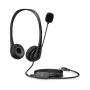 Auriculares HP G2 Stereo / con Micrófono/ USB/ Negros