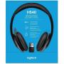 Auriculares Logitech H540/ con Micrófono/ USB/ Negros