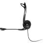 Auriculares Logitech Headset PC 960/ con Micrófono/ USB/ Negros