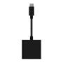 Conversor HDMI 4K 60Hz Aisens A109-0344/ HDMI Hembra - USB Tipo-C Macho/ 15cm/ Negro