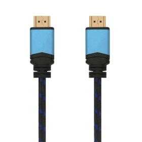 Cable HDMI 2.0 4K Aisens A120-0357/ HDMI Macho - HDMI Macho/ Hasta 10W/ 2250Mbps/ 2m/ Negro/ Azul