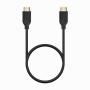 Cable HDMI 2.0 4K CCS Aisens A120-0731/ HDMI Macho - HDMI Macho/ Hasta 10W/ 2250Mbps/ 2m/ Negro