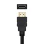 Cable Conversor Aisens A125-0460/ Displayport Macho - HDMI Macho/ Hasta 5W/ 2300Mbps/ 3m/ Negro