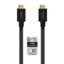 Cable HDMI 2.1 8K Aisens A150-0680/ HDMI Macho - HDMI Macho/ 5m/ Certificado/ Negro