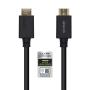 Cable HDMI 2.1 8K Aisens A150-0420/ HDMI Macho - HDMI Macho/ 50cm/ Certificado/ Negro