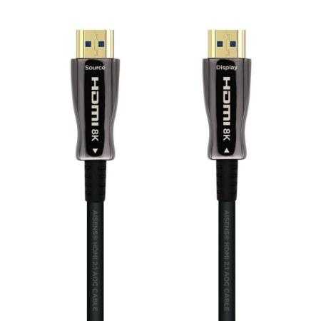 Cable HDMI 2.1 AOC 8K Aisens A153-0518/ HDMI Macho - HDMI Macho/ 25m/ Negro