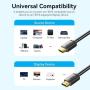 Cable HDMI Vention ALJBJ HDMI Macho - HDMI 4K Macho/ 5m/ Negro