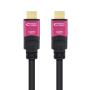 Cable HDMI 2.0 4K Nanocable 10.15.3725/ HDMI Macho - HDMI Macho/ 25m/ Negro