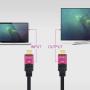 Cable HDMI 2.0 4K Nanocable 10.15.3725/ HDMI Macho - HDMI Macho/ 25m/ Negro