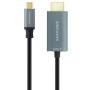 Cable Conversor Nanocable 10.15.5162/ USB Tipo-C Macho - HDMI Macho/ 1.8m/ Negro