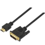 Cable HDMI Nanocable 10.15.0503/ DVI Macho - HDMI Macho/ 3m/ Negro