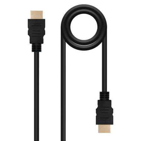 Cable HDMI 1.4 Nanocable 10.15.1700/ HDMI Macho - HDMI Macho/ 1m/ Negro