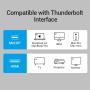 Conversor Vention HBCBB/ Mini DisplayPort Macho - HDMI Hembra