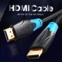 Cable HDMI 2.0 4K Vention AACBM/ HDMI Macho - HDMI Macho/ 12m/ Negro