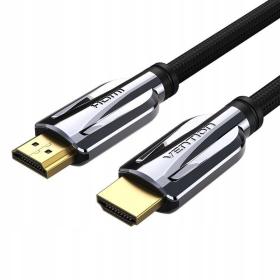 Cable HDMI 2.1 8K Vention AALBH/ HDMI Macho - HDMI Macho/ 2m/ Gris y Negro