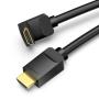 Cable HDMI 2.0 4K Acodado Vention AAQBF/ HDMI Macho - HDMI Macho/ 1m/ Negro