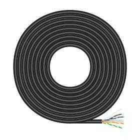 Bobina de Cable RJ45 para Exteriores UTP AWG23 Aisens A135-0675 Cat.6/ 100m/ Impermeable/ Negro