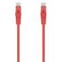Cable de Red RJ45 AWG24 UTP Aisens A145-0556 Cat.6A/ LSZH/ 25cm/ Rojo