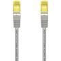 Cable de Red RJ45 S/FTP Aisens A146-0332 Cat.7/ 25cm/ Gris