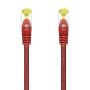 Cable de Red RJ45 SFTP Aisens A146-0470 Cat.7/ 1m/ Rojo