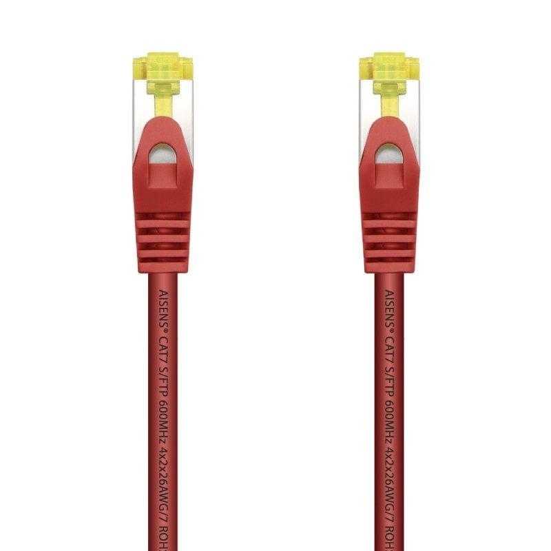 Cable de Red RJ45 SFTP Aisens A146-0471 Cat.7/ 2m/ Rojo