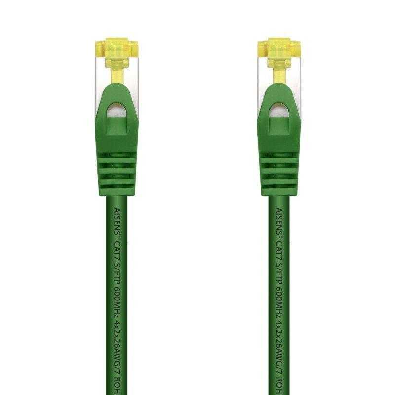 Cable de Red RJ45 SFTP Aisens A146-0480 Cat.7/ 25cm/ Verde