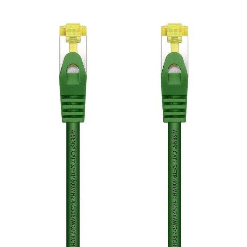 Cable de Red RJ45 SFTP Aisens A146-0481 Cat.7/ 50cm/ Verde