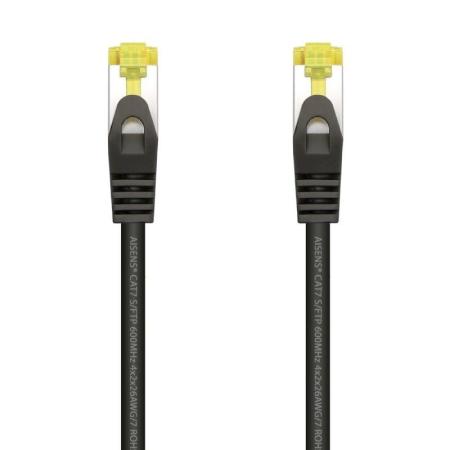 Cable de Red RJ45 SFTP Aisens A146-0484 Cat.7/ 25cm/ Negro