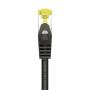 Cable de Red RJ45 SFTP Aisens A146-0485 Cat.7/ 50cm/ Negro